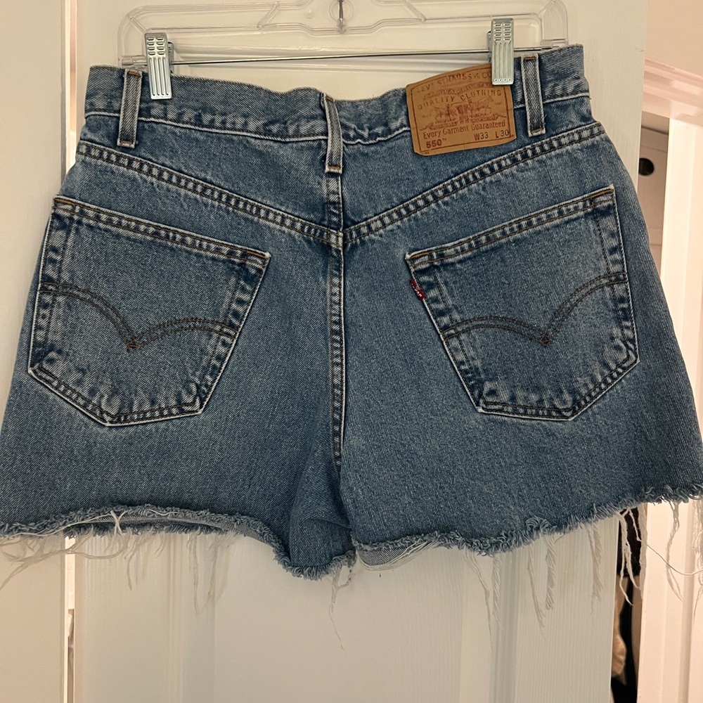 Levi's 550 Women's Blue Denim Shorts